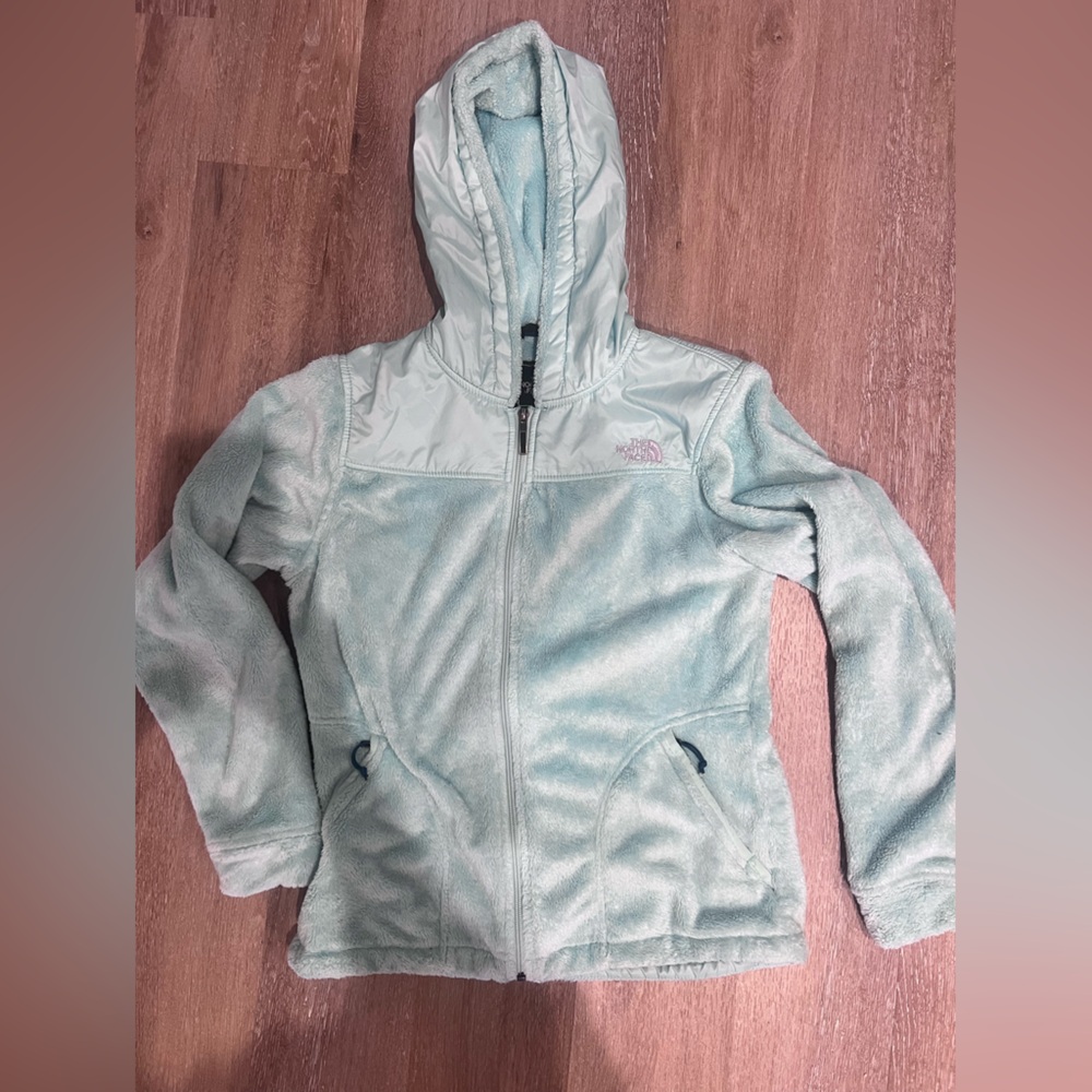 Turquoise Northface Fleece Jacket